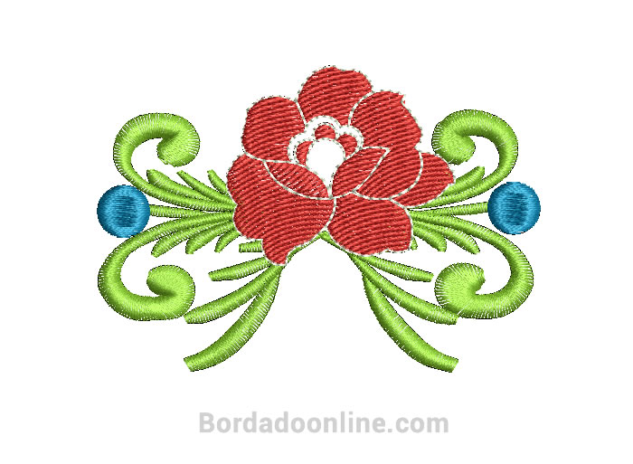 Diseños de rosas para Maquina bordadora